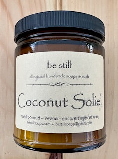 Coconut Soliel coconut & apricot wax candle
