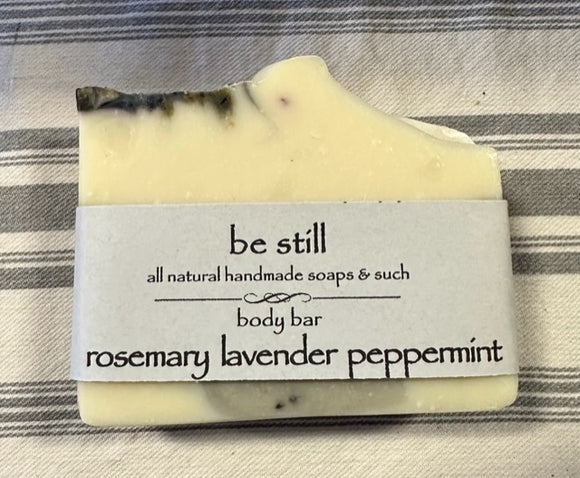 rosemary lavender peppermint body bar (essential oils)