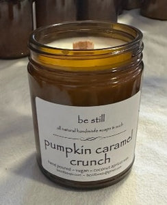 pumpkin caramel crunch coconut apricot wax candle