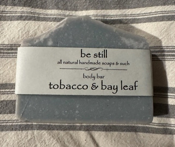 tobacco & bay leaf body bar