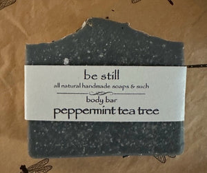 peppermint tea tree body bar (essential oil)