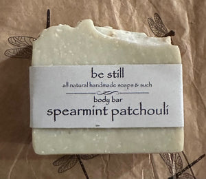 spearmint patchouli body bar (essential oils)