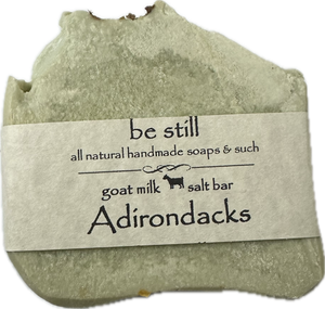 Adirondacks goat milk salt bar