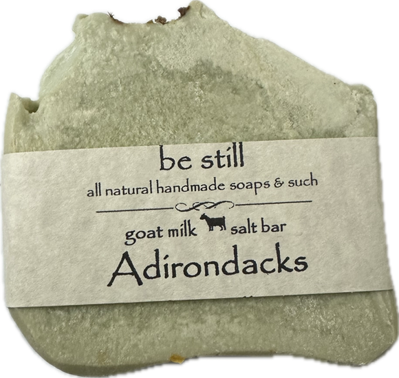 Adirondacks goat milk salt bar